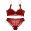 Sexy Embroidery Push-up Bra And Panty Sets - Image 9