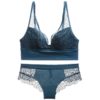 Sexy Embroidery Wireless Bras and Panty Set - Image 2