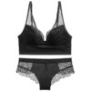 Sexy Embroidery Wireless Bras and Panty Set - Image 3