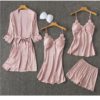 Sexy Lace Sleepwear 4 Pieces Sets - Image 9
