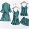 Sexy Lace Sleepwear 4 Pieces Sets - Image 6