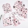 Sexy Long Sleeve Cute Pattern Sleepwear