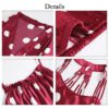 Sexy Polka Dot Nightwear 5 PCS Set - Image 5