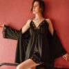 Sexy Robe Gown Nightdress 2 PCS Set - Image 8