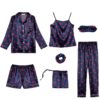 Sexy Sling And Shorts Long Sleeve Sleepwear