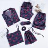 Sexy Sling And Shorts Long Sleeve Sleepwear - Image 2