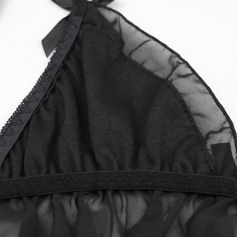 Sexy Stocking Garter Lace Bra Set - Image 6