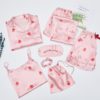 Sexy Strawberry Printed Long Sleeve Sleepwear - Image 6