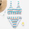 Sexy Two-piece Stripe Bikini Swimsuit - Image 8