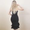 Sexy V-Neck Spaghetti Strap Mermaid Bodycon Dress - Image 4