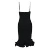 Sexy V-Neck Spaghetti Strap Mermaid Bodycon Dress - Image 6