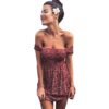 Sexy Off Shoulder High Waist Beach Dress - Image 3