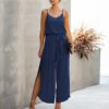 Sexy V-Neck Spaghetti Strap Rompers Jumpsuit