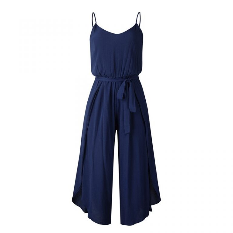 Sexy V-Neck Spaghetti Strap Rompers Jumpsuit - Image 6