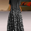 Short Sleeves Jewel Neck Polyester Long Maxi Dress - Image 2