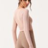 Simple Style Pure Color Sports Yoga Cropped T Shirt - Image 2