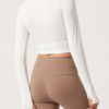 Simple Style Pure Color Sports Yoga Cropped T Shirt - Image 7
