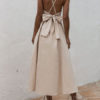 Sleeveless Cross Back Long Maxi Dresses - Image 2