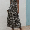 Sleeveless Cross Back Long Maxi Dresses - Image 5