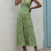 Sleeveless Cross Back Long Maxi Dresses - Image 8