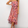 Sleeveless High Low Floral Maxi Dresses - Image 7