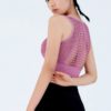 Solid Breathable Shockproof Yoga Tank Tops