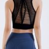 Solid Breathable Shockproof Yoga Tank Tops - Image 5