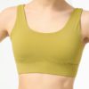 Solid Elastic Shockproof Sports Bra