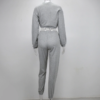 Sports Cropped Suit Sweatshirt And Sweatpants Jogging - Image 8