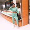 Sports Cropped Suit Sweatshirt And Sweatpants Jogging - Image 10