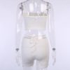 Sporty Sleeveless Lace 2 Pieces Set - Image 7