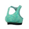 Sporty U Neck Solid Color Yoga Tops