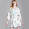 Strap Satin Sleepwear 3 Pieces Set