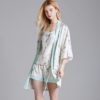 Strap Satin Sleepwear 3 Pieces Set - Image 2
