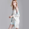 Strap Satin Sleepwear 3 Pieces Set - Image 4