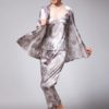 Three Piece Nightwear Silk Like Dragon Printed Lingerie - Image 2