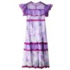 Vintage Embroidery Overlay Tulle Midi Party Dress - Image 7
