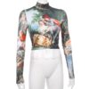 Vintage Fairy Print Dress Two Pieces Set - Image 6