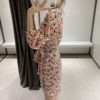 Boho Bow Sexy Pleated Floral Print Mini Dress - Image 2