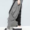Casual Drop-Crotch Patchwork Harem Pants - Image 2