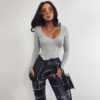 Casual Fashion Long Sleeve O Neck T-shirt Jumpsuits - Image 10