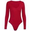Casual Fashion Long Sleeve O Neck T-shirt Jumpsuits - Image 20