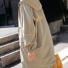 Casual Hooded Long Sleeve Drawsring Coat - Image 5
