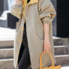 Casual Hooded Long Sleeve Drawsring Coat