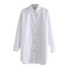 Casual Loose Long Sleeve Solid Shirt