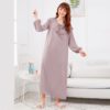 Casual Pullover Lace Nightwear Sleepwear - Image 2