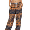 Casual Raised Waist Printed Pants - Image 2