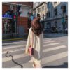 Casual V-Neck Loose Elegant Sweater Dress - Image 2