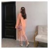 Casual V-Neck Loose Elegant Sweater Dress - Image 6