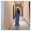Casual V-Neck Loose Elegant Sweater Dress - Image 8